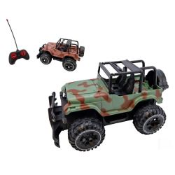 Terénne auto Jeep RC s efektmi 1:16 - zelená