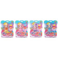 Bábika víla 14 cm - žltá