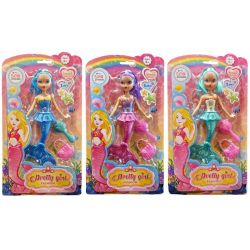 Morská víla s príslušenstvom 21cm - modrá