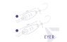 Plandavka Delphin EYER 1.5g NIGHT Hook #8