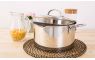 Sada riadu G21 Gourmet Miracle s cedidlom, 9 dielov, nerez / greblon