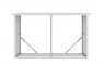 Prístrešok na drevo G21 WOH 682 - 302 x 119 cm, šedý