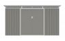 Záhradný domček G21 GRAH 483 - 340 x 142 cm, metalický šedý 