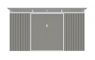 Záhradný domček G21 GRAH 915 - 340 x 269 cm, metalický šedý 