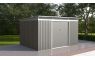 Záhradný domček G21 GRAH 915 - 340 x 269 cm, metalický šedý 