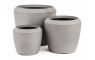 Kvetináč G21 Cement Round 33,5 x 33,5 x 30,5