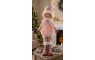 Dekorácia MagicHome Vianoce, Chlapec, ružový, 75 cm