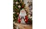 Dekorácia MagicHome Vianoce, Santa, LED, terakota, 8,5x8,2x12,5 cm