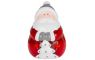 Dekorácia MagicHome Vianoce, Santa, LED, terakota, 8,5x8,2x12,5 cm
