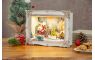 Dekorácia MagicHome Vianoce, Vianočný obraz, LED, 3D, 3xAA, interiér, 28,5x8,2x21,2 cm
