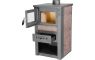 Kachle Nova Ceramic, 7,5 kW, 120 mm, mocca