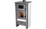Kachle Pro TAURUS Ceramic, biela, 12 kW, 120 mm, s rúrou na pečenie