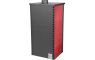 Kachle Pro TAURUS Ceramic, červené, 12 kW, 120 mm, s rúrou na pečenie