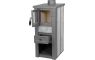 Kachle Pro LAVA Ceramic, šedé, 6,5 kW, 120 mm
