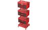 Box QBRICK® System ONE Workshop Red - Cart, 3x Toolbox, 4 dielna sada boxov na náradie