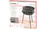 Gril Strend Pro Fabio, BBQ, na drevené uhlie, 38x38x55 cm
