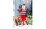 Dekorácia MagicHome Vianoce, Santa, so svetrom, 120 cm