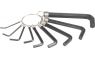 Sada kľúčov Strend Pro HK0041, 9 dielna, 1,5-10 mm, Imbus, Hex, zástrčná